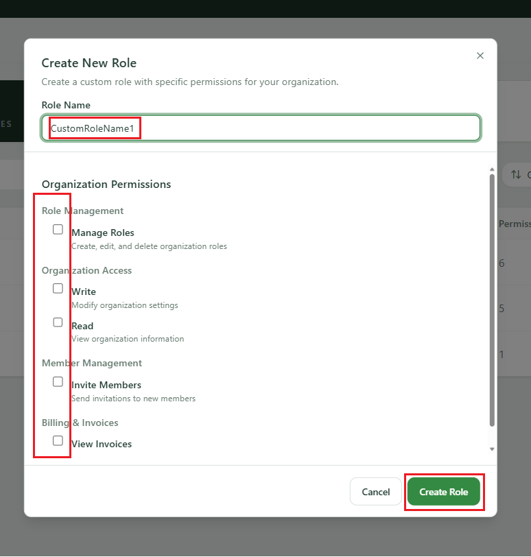 Organization Roles | GreenRE App Documentation