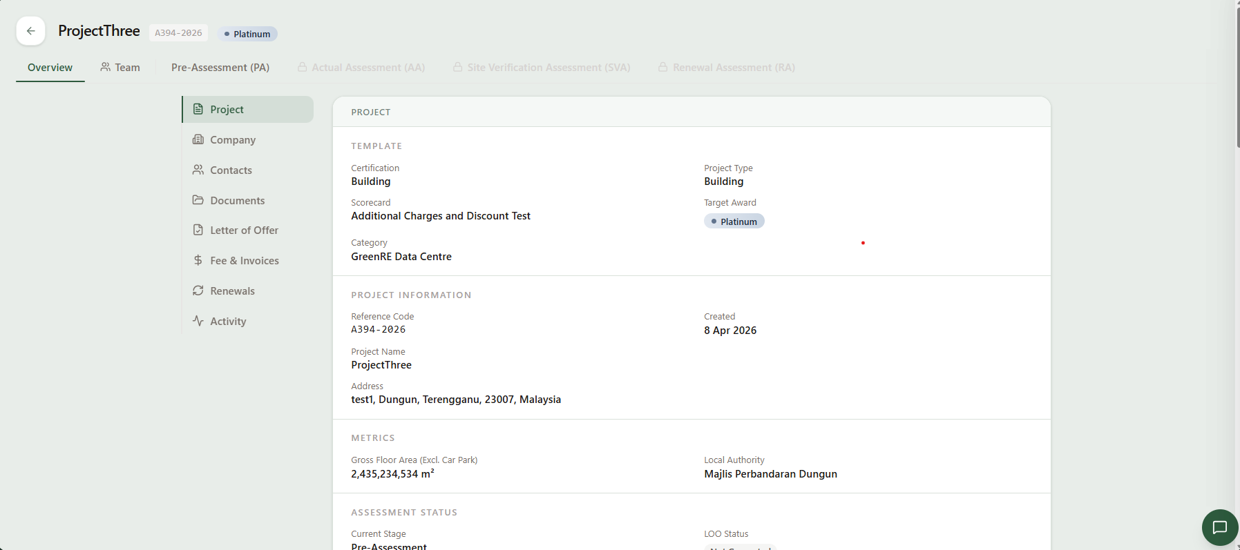 Approved Project Registration | GreenRE App Documentation